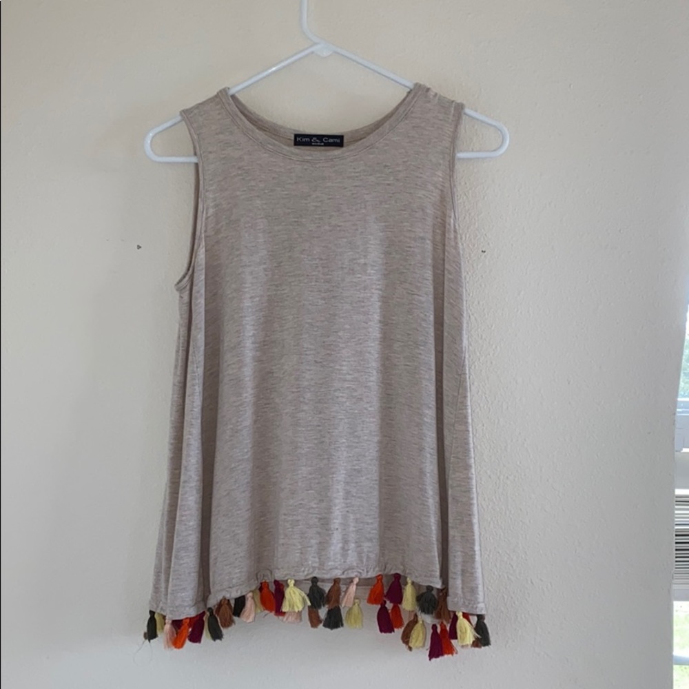 Kim and Cami PomPom Tank